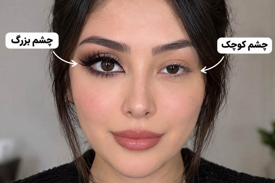 چگونه چشامو با آرایش بزرگتر کنم؟